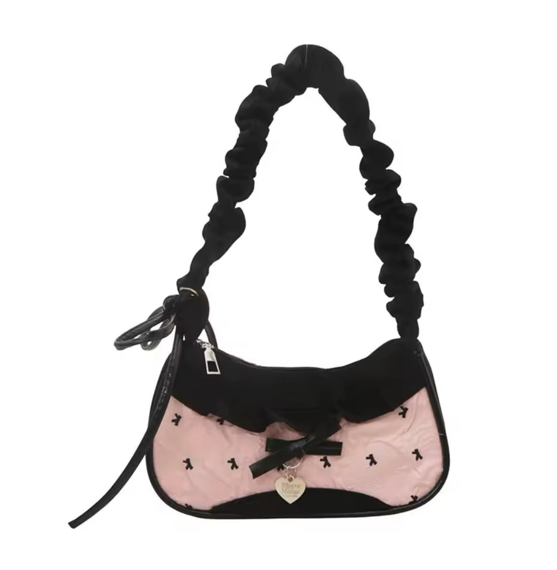 Gingham & Bow Mini Handbags Shoulder strap
Korean Hand-held
